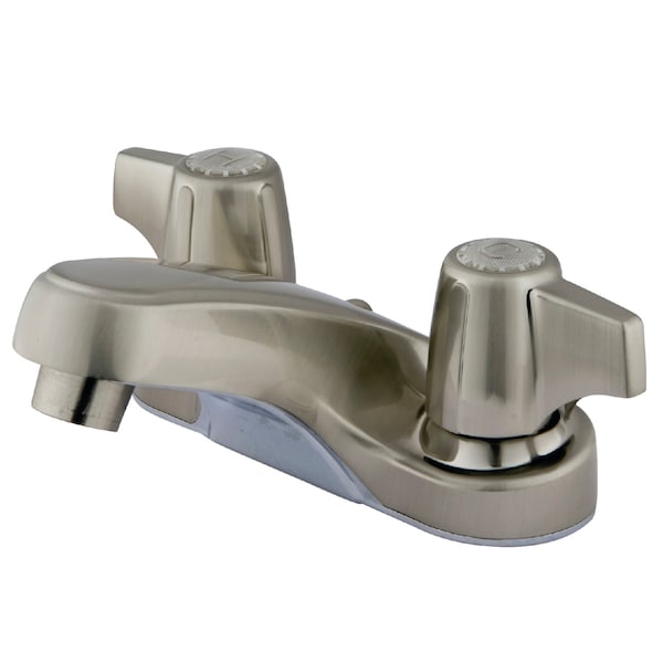 4" Centerset Bathroom Faucet, Brushed Nickel